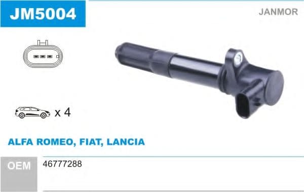 JM5004 Janmor Котушка запалювання