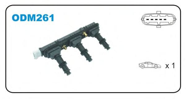 ODM261 Janmor Котушка запалювання