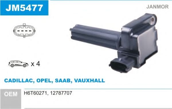 JM5477 Janmor Катушка зажигания