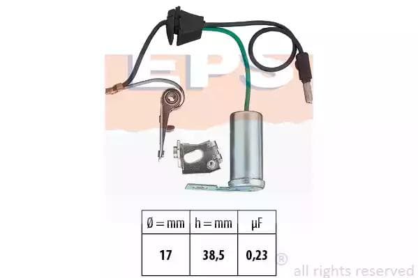 1215126 EPS Контактная группа распределителя зажигания