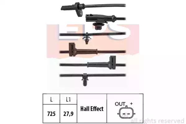 1960095 EPS Датчик ABS