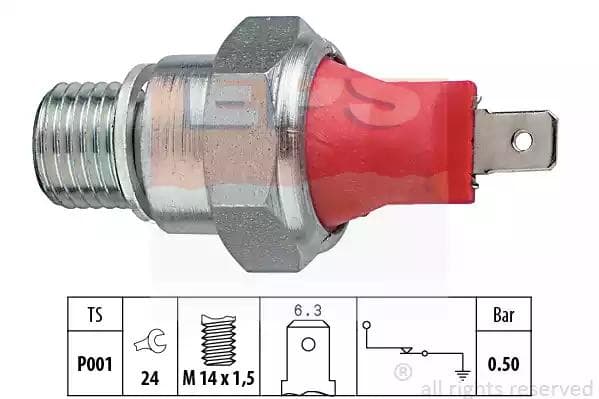 1800022 EPS Датчик давления масла