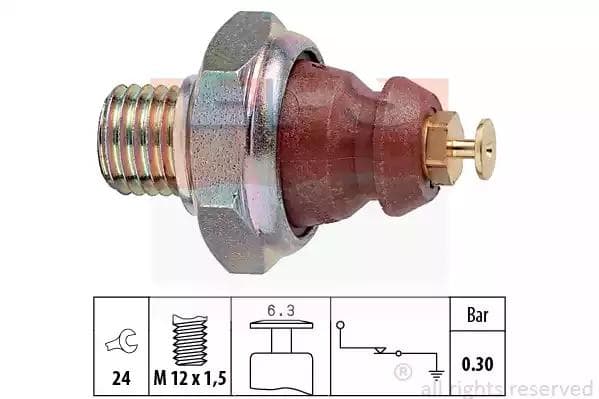 1800052 EPS Датчик давления масла