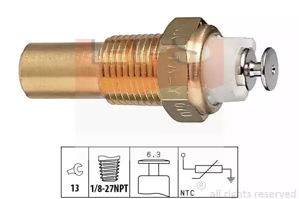 1830235 EPS Датчик температуры охлаждающей жидкости