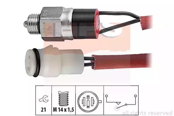 1860159 EPS Вимикач ліхтарів заднього ходу для Suzuki Swift