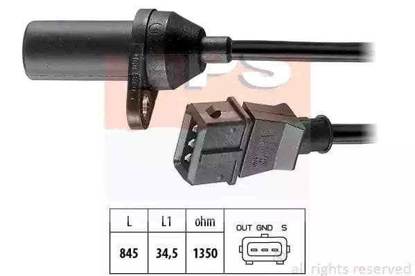 1953381 EPS Датчик положення колінчастого вала