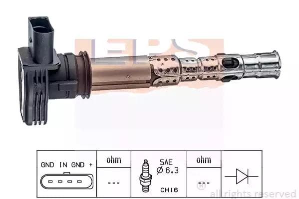 1970426 EPS Котушка запалювання