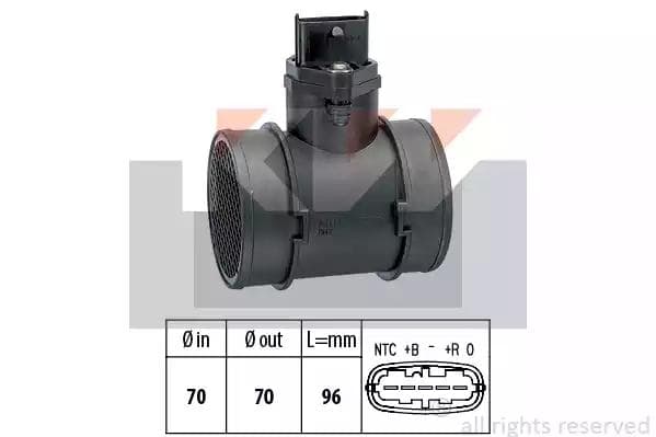 491155 KW Расходомер воздуха