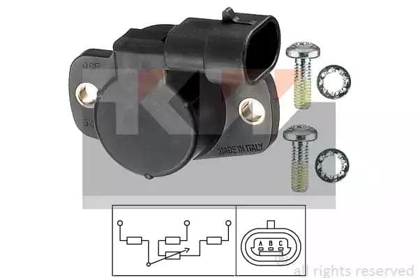 495001 KW Датчик положення дросельної заслонки
