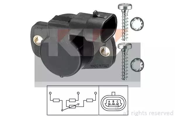 495093 KW Датчик положения дроссельной заслонки