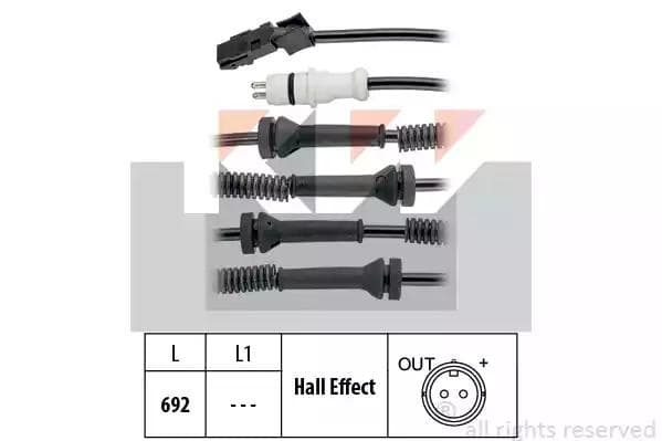 460149 KW Датчик ABS