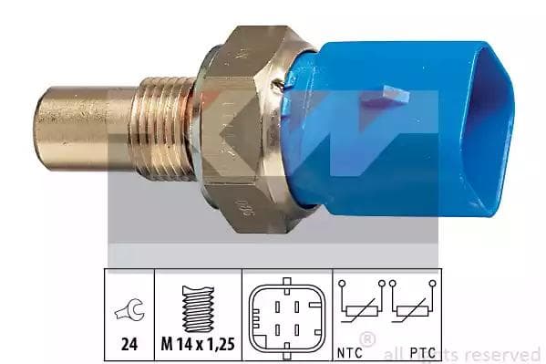 530320 KW Датчик температуры охлаждающей жидкости