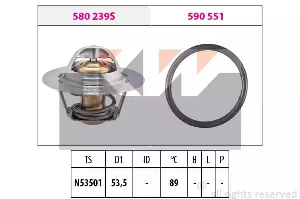 580239 KW Термостат