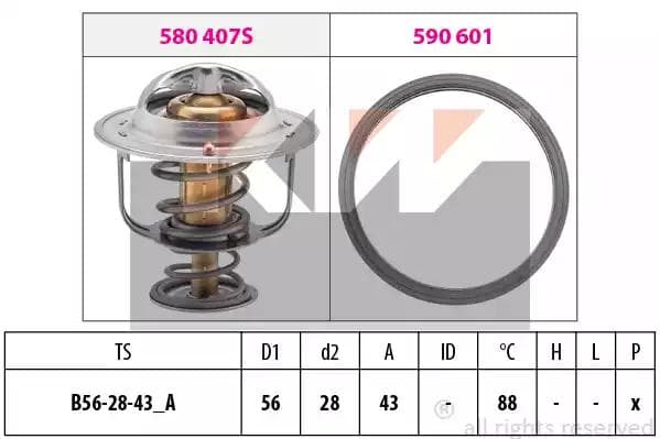 580408 KW Термостат