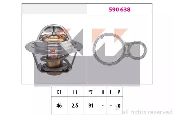 580524 KW Термостат