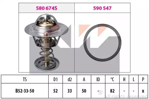 580674 KW Термостат