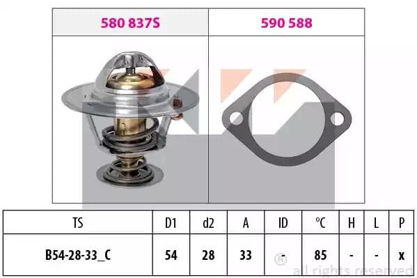580837 KW Термостат