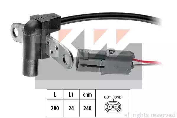 453023 KW Датчик положения коленвала