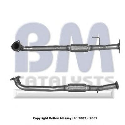 BM70403 BM Catalysts Приймальна труба для Fiat Doblo