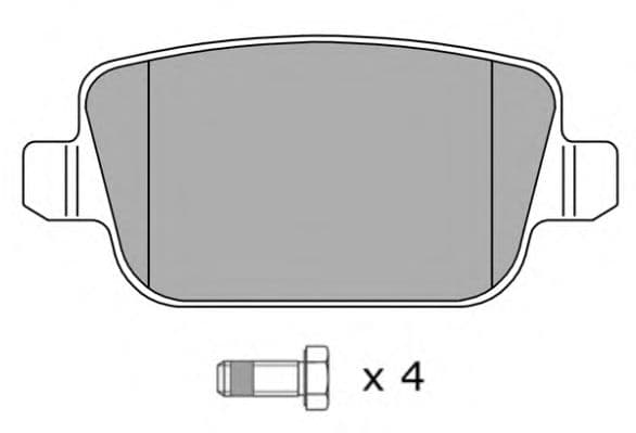 FBP-1499 Fremax Гальмівні колодки