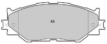 FBP-1807 Fremax Гальмівні колодки для Lexus IS