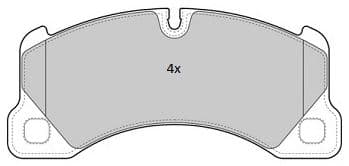 FBP-1829 Fremax Гальмівні колодки
