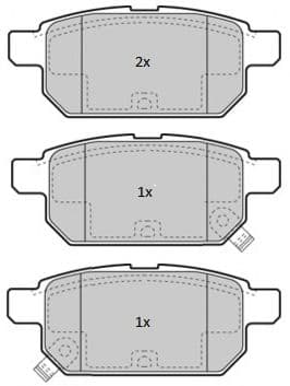 FBP-1856 Fremax Гальмівні колодки
