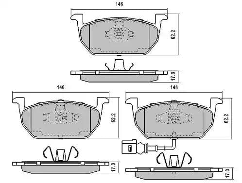 fbp1969 Fremax Гальмівні колодки