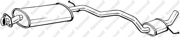 284-111 Bosal Середній глушник вихлопних газів для Alfa Romeo 147