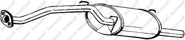 115-749 Bosal Глушник вихлопних газів кінцевий