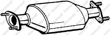 099-757 Bosal Каталізатор