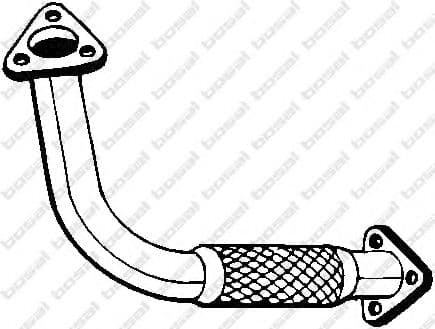 823-845 Bosal Приймальна труба для Rover 200