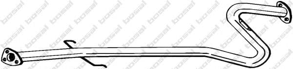 851-357 Bosal Приемная труба