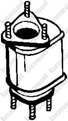 090-468 Bosal Каталізатор