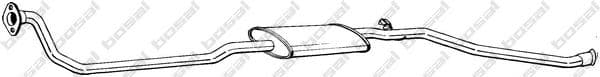 293-111 Bosal Средний глушитель выхлопных газов