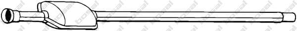 099-203 Bosal Каталізатор для Citroen C15