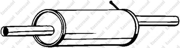 200-063 Bosal Глушитель выхлопных газов конечный