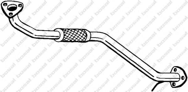 823-865 Bosal Приймальна труба для Daewoo Nubira