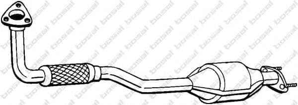 099-257 Bosal Каталізатор для Daewoo Matiz