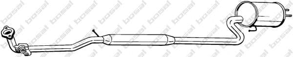 292-023 Bosal Середній глушник вихлопних газів