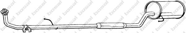 292-217 Bosal Середній глушник вихлопних газів