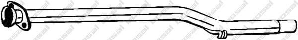839-245 Bosal Приймальна труба для Fiat Uno