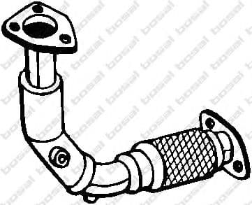 713-251 Bosal Приймальна труба для Fiat Seicento