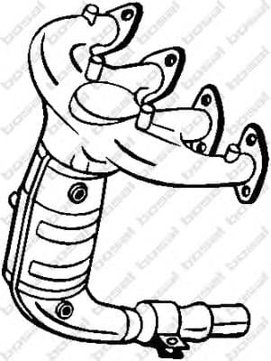 090-002 Bosal Каталізатор для Fiat Seicento
