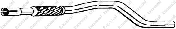 740-003 Bosal Приймальна труба для Fiat Seicento