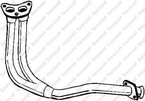 786-653 Bosal Приемная труба