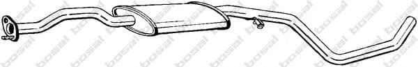 285-619 Bosal Средний глушитель выхлопных газов