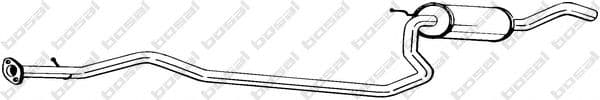 286-241 Bosal Середній глушник вихлопних газів