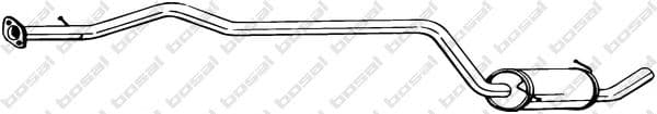 286-247 Bosal Середній глушник вихлопних газів для Ford Fiesta