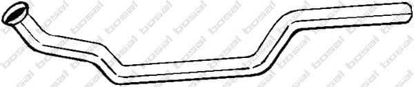 884-807 Bosal Приймальна труба для Ford Sierra